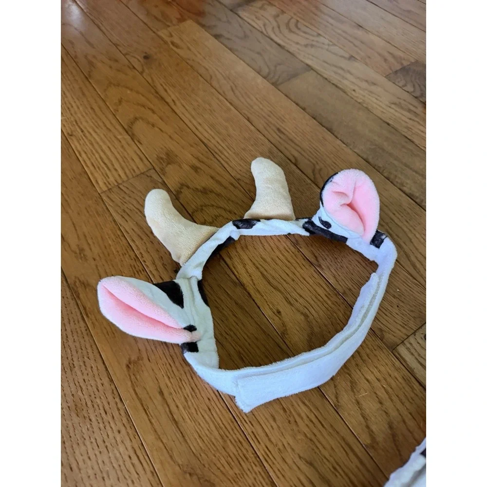 Chick Fil A Dual Adult Visor & Baby Cow Halloween Family Costume